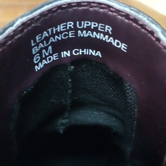 DOCKER Black Square-Heeled Ankle Boots -Sz. 6 - Picture 5 of 8